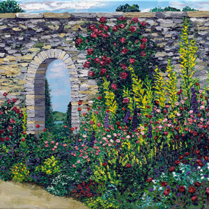 Garden Wall Canvas Print