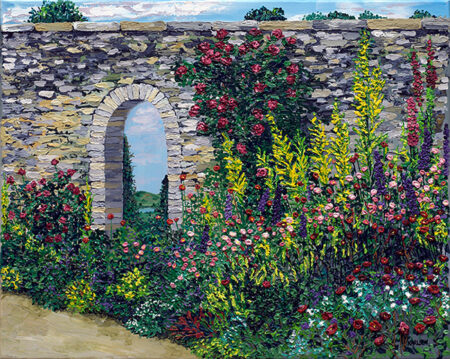 Garden Wall Canvas Print