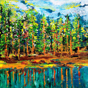 Forest Reflections Painting