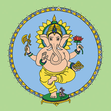 Ganesha Meaning Full Illustration