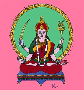 Hindu Goddess Parvati Mother of Ganesha