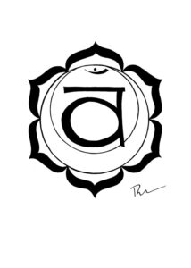 Sacral Chakra Symbol Print