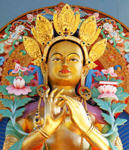 Garden Buddha Meditating
