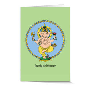 Ganesha Elephant Headed God Note Cards