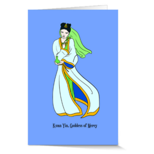 Kuan Yin Goddess of Mercy Note Cards