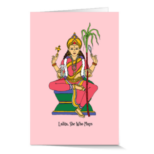 Lalita Hindu Goddess Note Cards