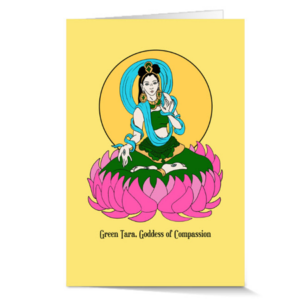 Tara Female Buddha Note Cards