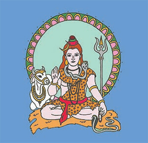 Sadashiva Throat Chakra Hindu God