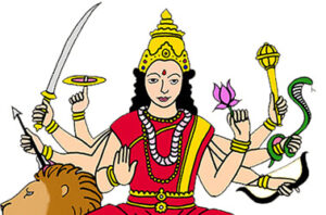 Symbols of the Goddess Durga