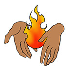 Sacred Fire Symbol Icon
