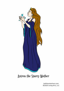 Astrea Greek Goddess Downloadable Print