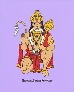 Hanuman Deity Print