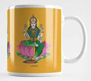 Goddess Lakshmi Coffee Mug