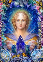 Archangel Uriel KYANITE MariusFineArt