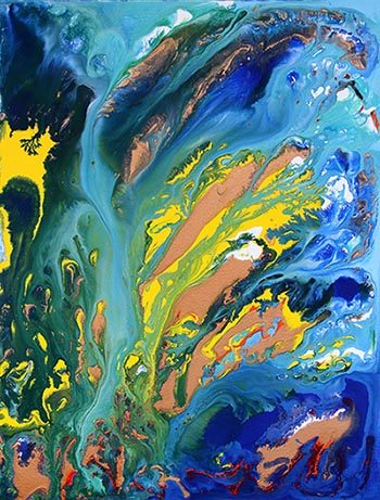 Cosmic Ocean Painting