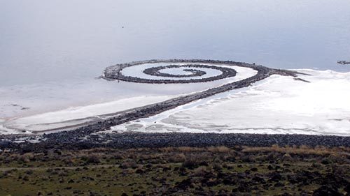 Earthwork Examples Spiral Jetty Earthwork Examples Spiral Jetty