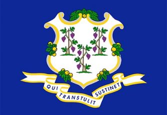 Flag of Connecticut Symbol for Classroom Interior Design