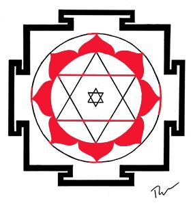 Ganesha Yantra Lotus Petals