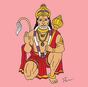 Hanuman Hindu Monkey God