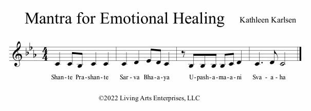 Mantra for Emotional Healing Score