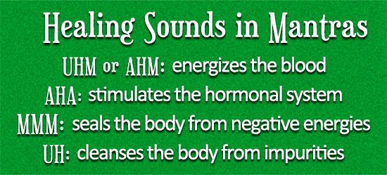Sounds in Healing Mantras