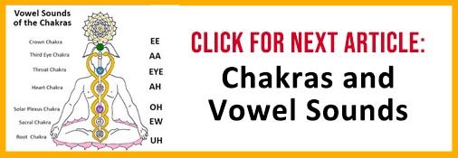 Chakras and Vowel Sounds