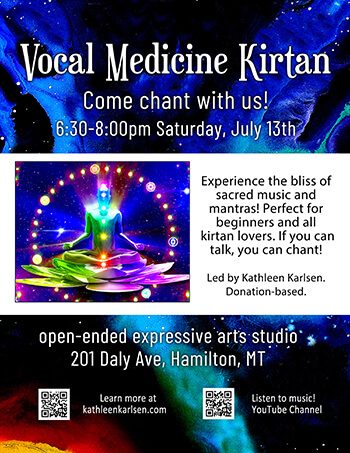 Vocal Medicine Kirtan with Kathleen Karlsen